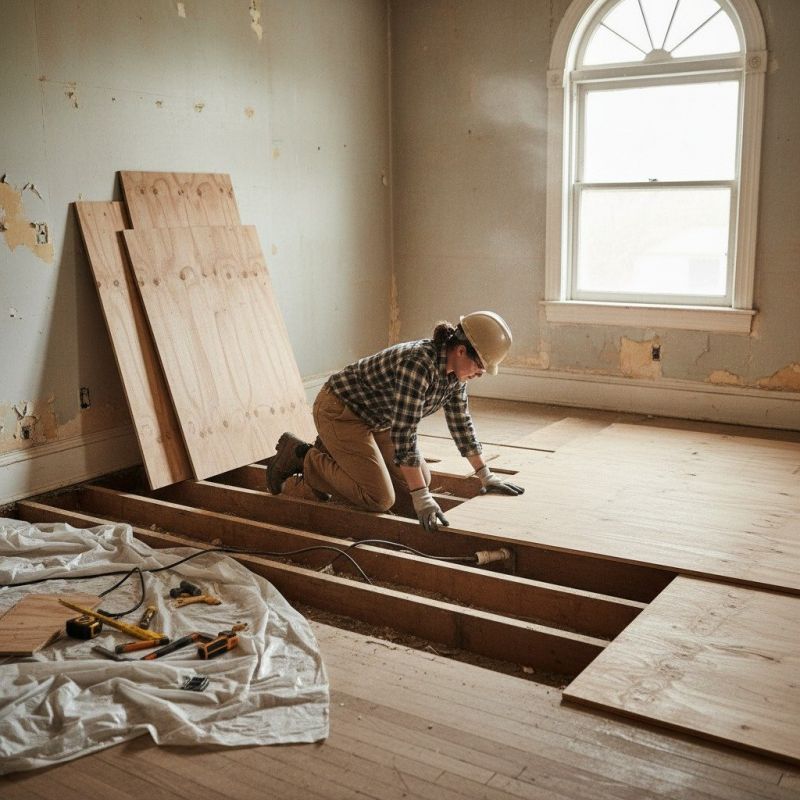 Floor Board Repair