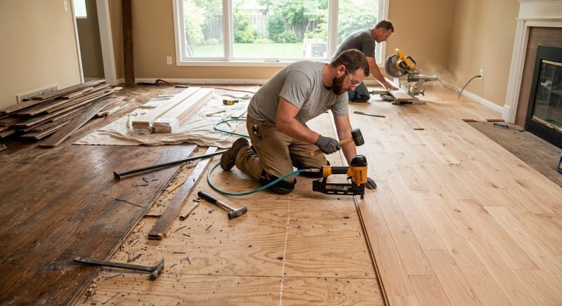 Plank Floor Installation in San Antonio, TX