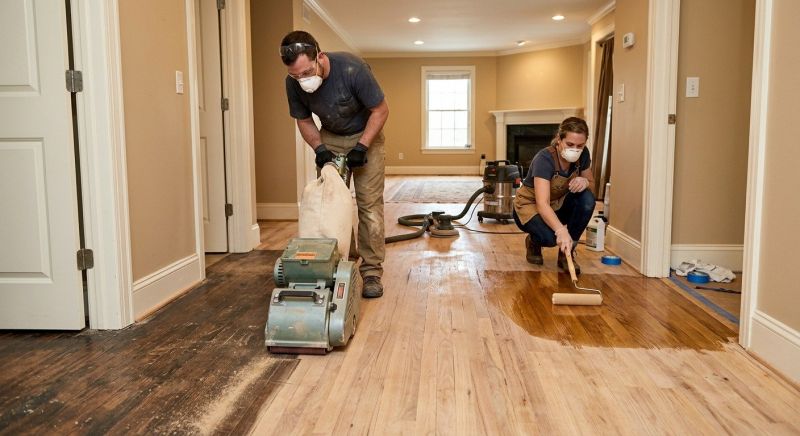 Walnut Floor Refinishing in Olathe, KS